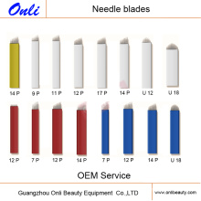 Cuchillas de aguja de Microblading Todas las clases de cuchillas de aguja del tatuaje de la aguja